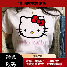 90����ɰ��Ŀ���������Y2k�ձ�����Hello Kitty T��ŮT������Ÿ