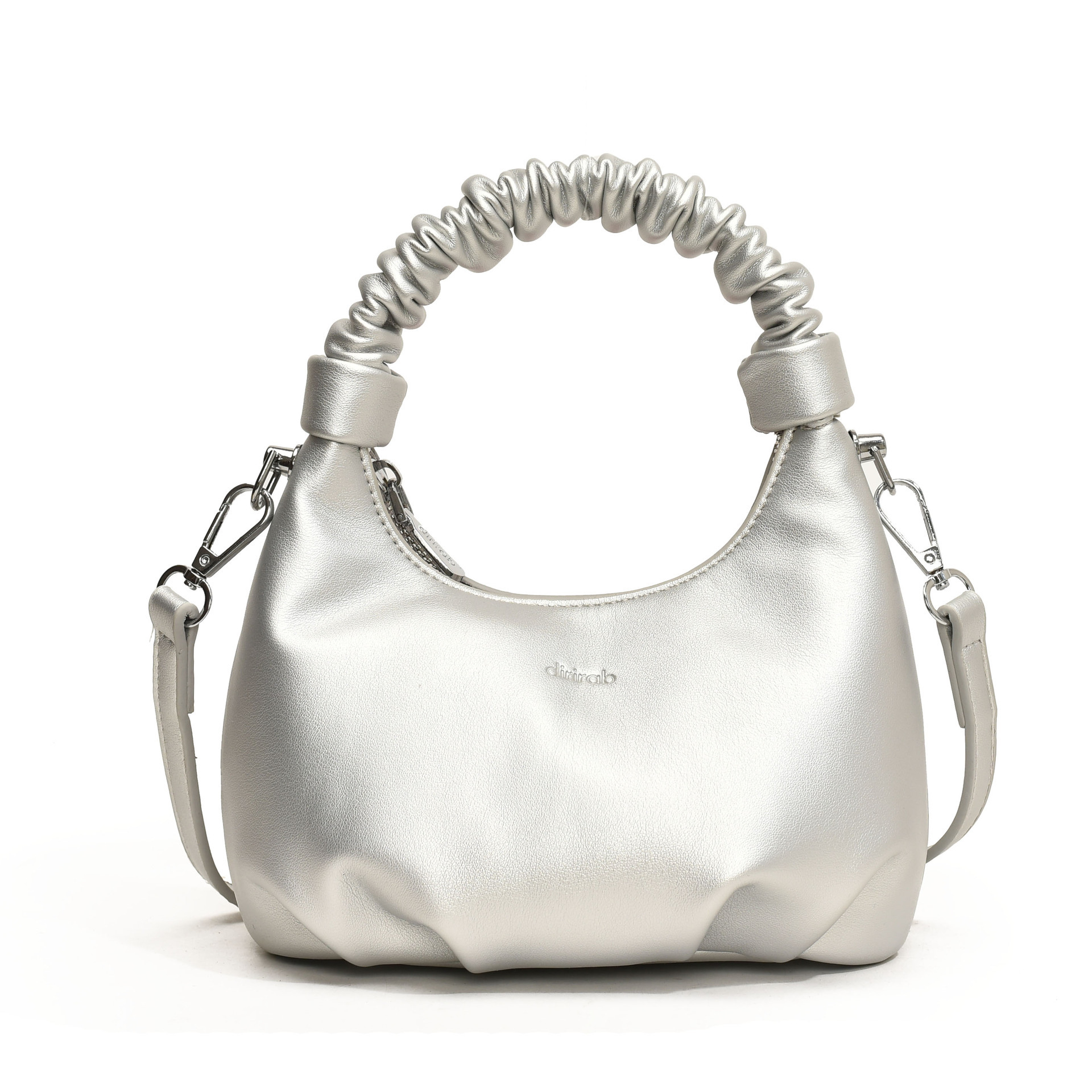 Texture Handheld Wrinkled Dumpling Bun Korean Version Ins Simple and Versatile Shoulder Bag 2024 Niche Design Crossbody_voghion.com