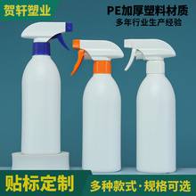 圆柱油烟净塑料瓶500ml喷雾瓶杀虫剂洁厕喷雾瓶消毒液喷液瓶