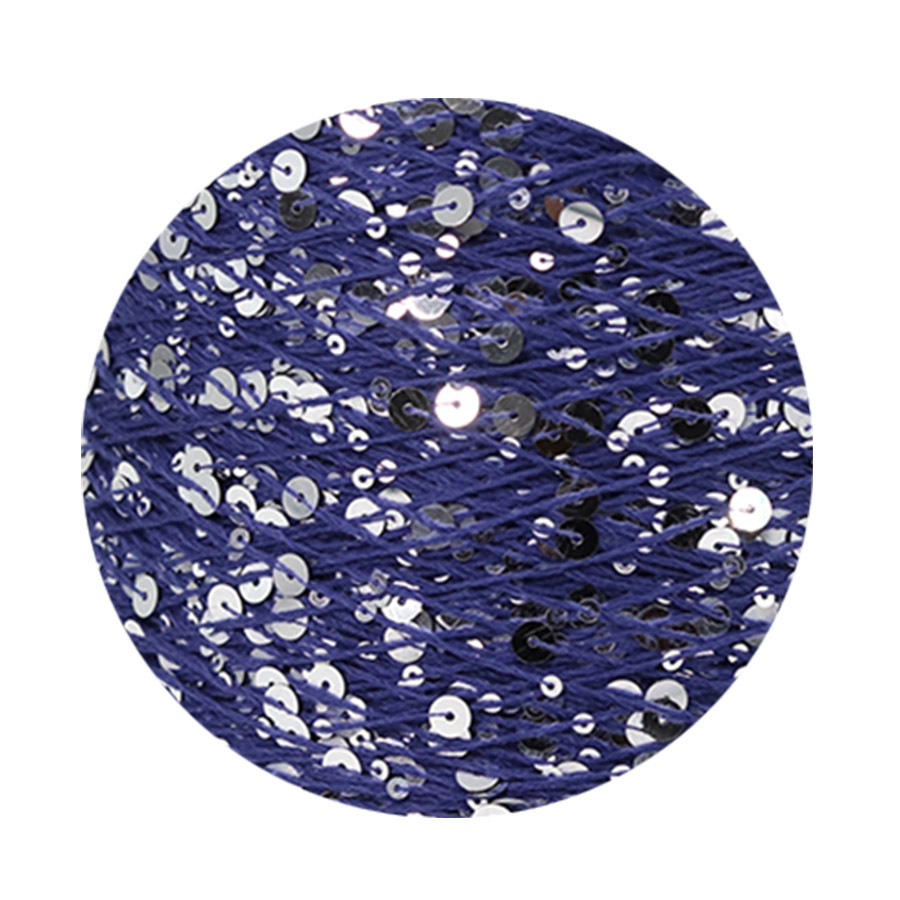 50g algodón lentejuelas hilo 3mm + 6mm peinado tamaño de lujo lentejuelas mano hilo tejer precio al por mayor