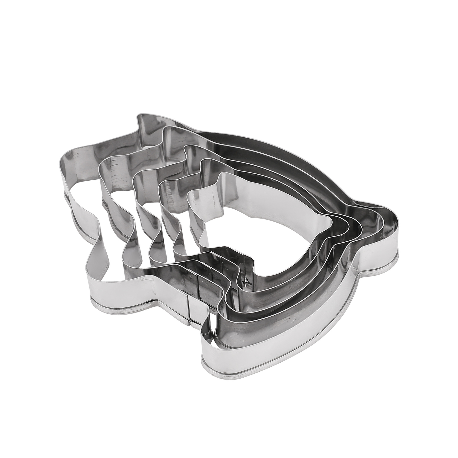 Juego de molde de galleta de cerdo de acero inoxidable, herramienta de bricolaje para hornear, gadgets explosivos de Amazon, fuente puntual