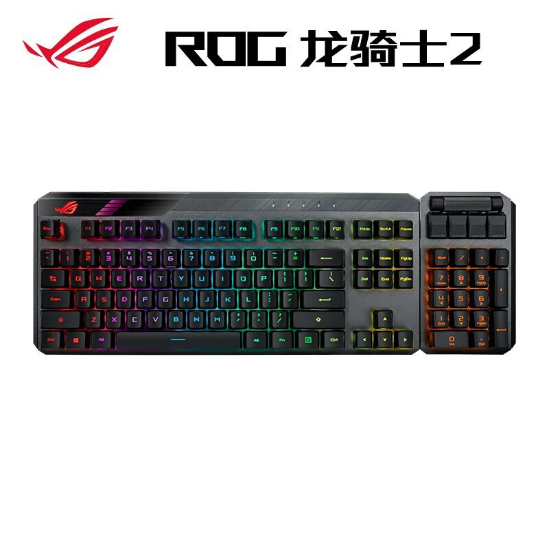 ROG Player Country Dragon Knight 2-го поколения PBT механическая клавиатура проводная/беспроводная с двумя режимами, игровая клавиатура для «шутеров» и игр