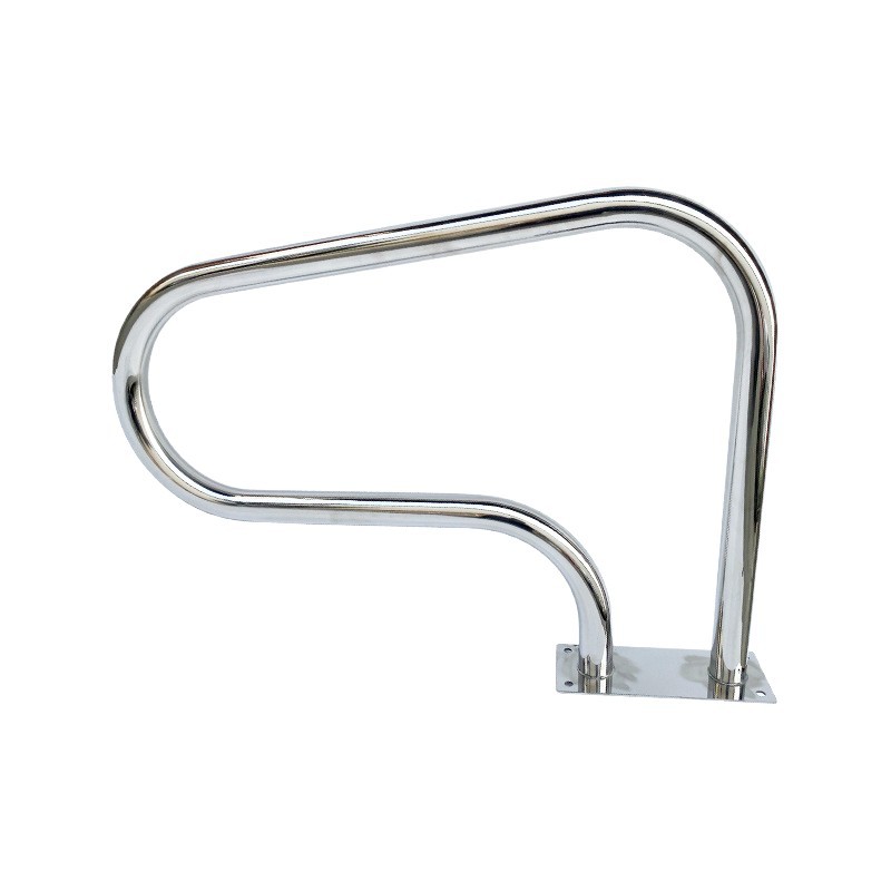 Piscina escalera mecánica 304 barandilla de acero inoxidable escalera de alcantarillado escalera antideslizante pedal engrosado ventas directas de la fábrica