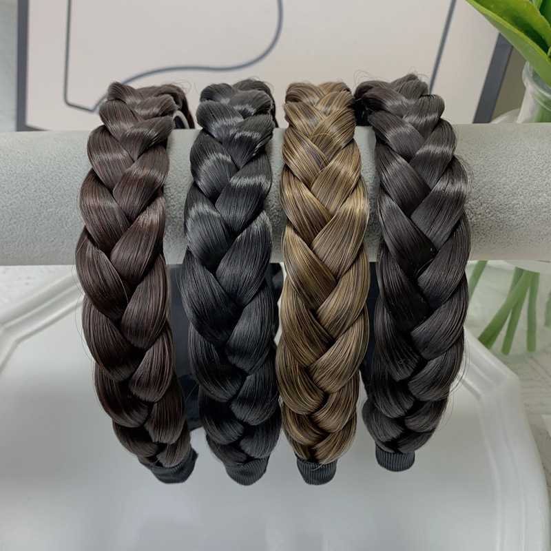 140g Weight Hair Band Hair Accessories Type 1 Piece Quantity Holiday, Street Occasion high temperature wire Material Braid Pattern Women's Gender Streetwear Style Women's Streetwear Braid High Temperature Wire Hair Band 无