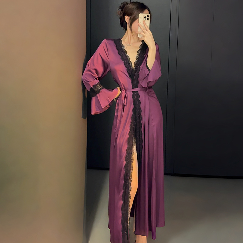 1059 purple [single robe]