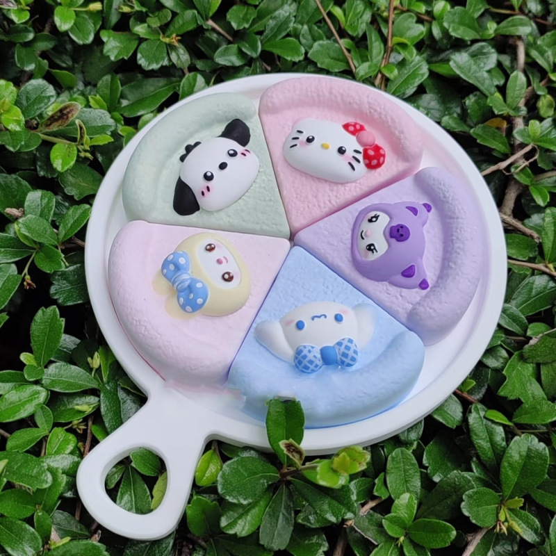 Food-Themed Series Pizza Puzzle Kuromi Shin-Chan Ruby Scented Plaster Doll Blank DIY Craft Kit Food-Themed Series Pizza Puzzle Kuromi Shin-Chan Ruby Scented Plaster Doll Blank DIY Craft Kit