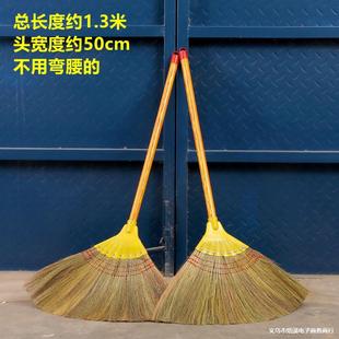 竹扫帚户外竹刷芒草扫地老式手工寺庙用大小扫把扫帚笤帚条单个-阿里巴巴