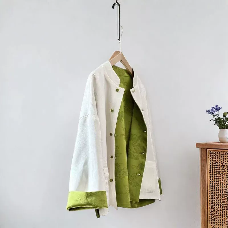 9793 Новая китайская женская легкая национальная куртка