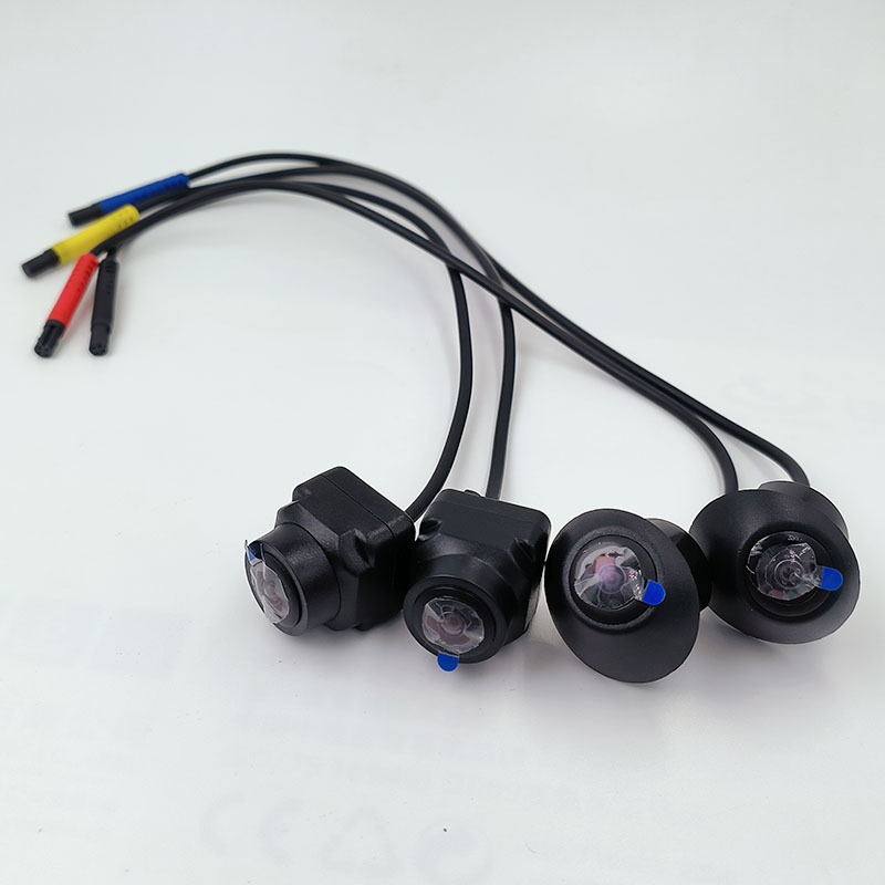 Car-Mounted 360-Degree Panoramic Kit with High-Definition Night Vision, 2D/3D Panoramic Images, 720/1080P Universal Camera