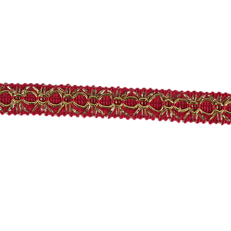 Los fabricantes venden al por mayor accesorios para cortinas de encaje de colores de seda dorada y plateada ingredientes de bricolaje ondas accesorios de ropa de encaje dorado