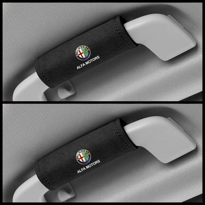 Sürətlər qutusu və əl tormozu başlıqları, protective cover car door handle - alpha-black-a-pair-of-suede-pull-gloves