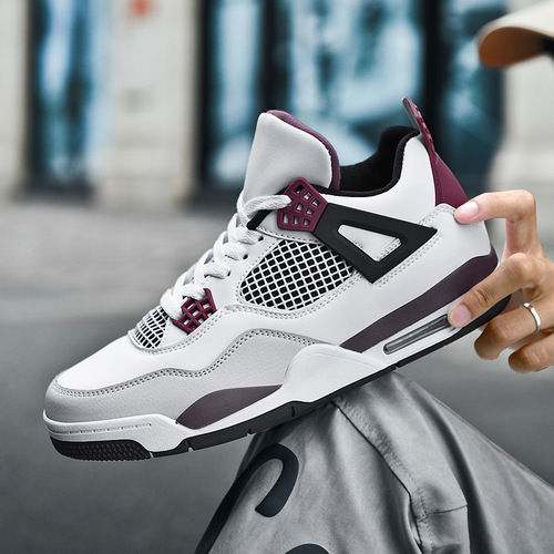 Basketball shoes men's Putian aj4 student shoes cross-border AIR air cushion trendy shoes men's sports shoes basketball