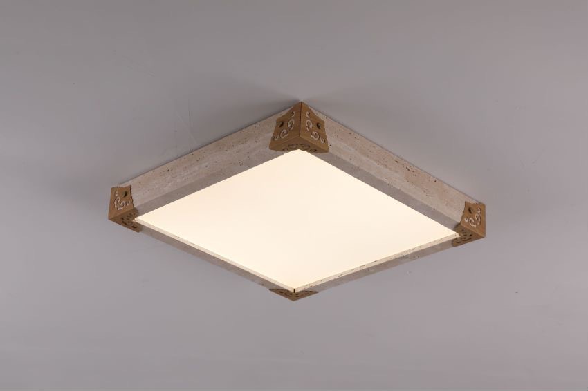 lámpara de techo del comedor, viento, dormitorio japonés, lámpara retro, sala de estar simple, diseño de lámpara de techo de Huang Dongshi.