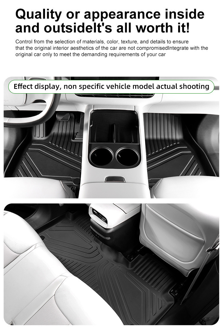 Suitable for 24-25 Lada Aura Car Floor Mats, Waterproof Special Car-Specific Fully Environmentally Friendly Tpe Floor Mats