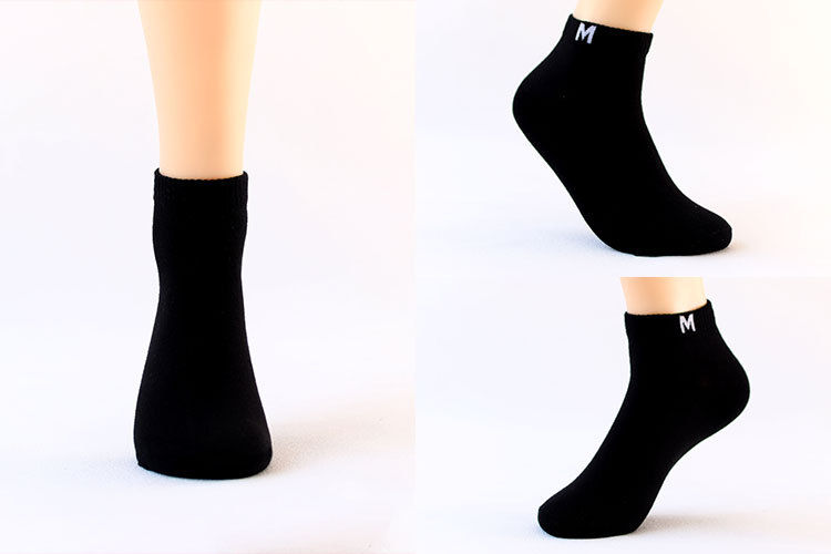 Sports Solid Color Cotton Jacquard Socks display picture 7