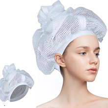 Net Plopping Cap For Drying Curly Hair美发网帽干燥护发干发帽