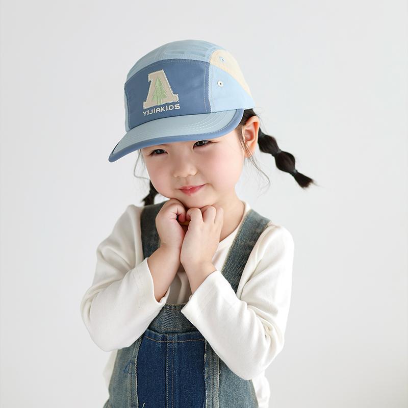 letras de moda coreana para niños primavera y verano sombrero de lengua de pato para bebés de sexo masculino y femenino sombrero de béisbol de sombrero de sombra universal