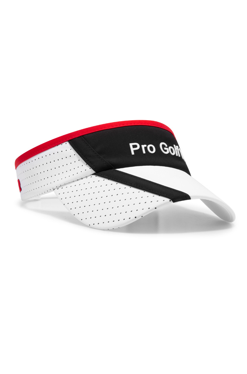 Mũ golf PGM không đỉnh thể thao che nắng mùa hè, vành rộng 19 cm — MZ052-Trắng đen đỏ, MZ052-Trắng Đen, MZ025-Mũ bóng không đỉnh [màu đỏ], MZ045-Đen Trắng chi tiết 38