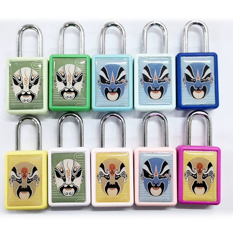 Очистка пароля замок китайский ветер наклейка замок висячий замок милый канцелярский капающий клей противоугонный ящик замок конфиденциальности для студентов