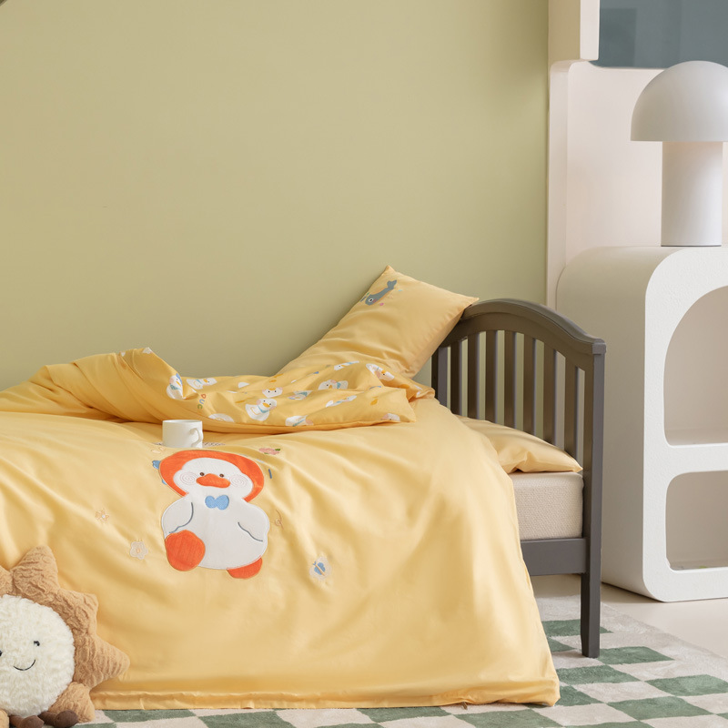 노란 노력 오리