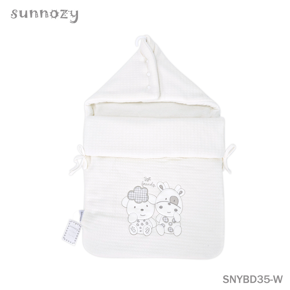 Saco de dormir suave transfronterizo para recién nacidos en cuatro estaciones, bolsa de dormir para bebés a temperatura constante anti-saltos, artefacto mágico tipo envoltura anti-patada