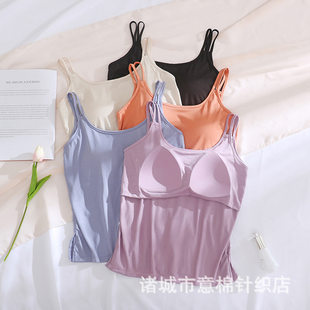 Cotton top with cups, thin pijama, loose fit