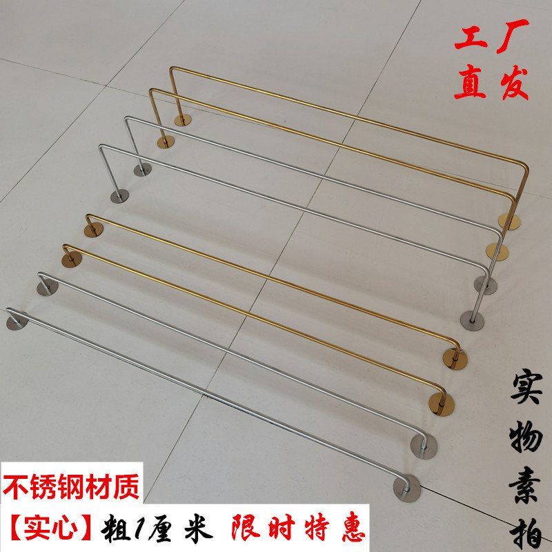 Clothing Store Display Rack Wall-Mounted Underwear Rack Stainless Steel Solid Front Hanging Side Hanging Rod Wall-Mounted Bra Display Rack Clothing Store Display Rack Wall-Mounted Underwear Rack Stainless Steel Solid Front Hanging Side Hanging Rod Wall-Mounted Bra Display Rack