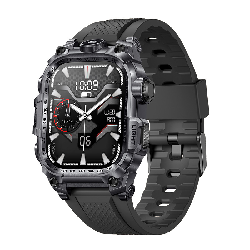 I121 Smart Watch with Call Men's Sports Flashlight Heart Rate Blood Pressure Multi-Sport Smart Watch