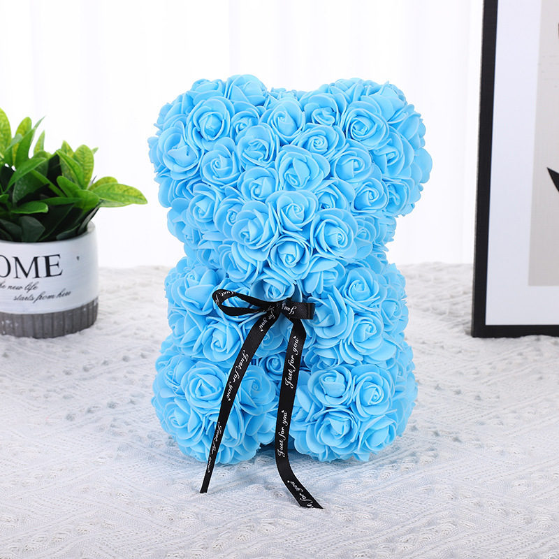 Oso de espuma de polietileno rosa, regalo creativo para el Día de San Valentín, Navidad o cumpleaños para novia o mejor amiga, directo de fábrica