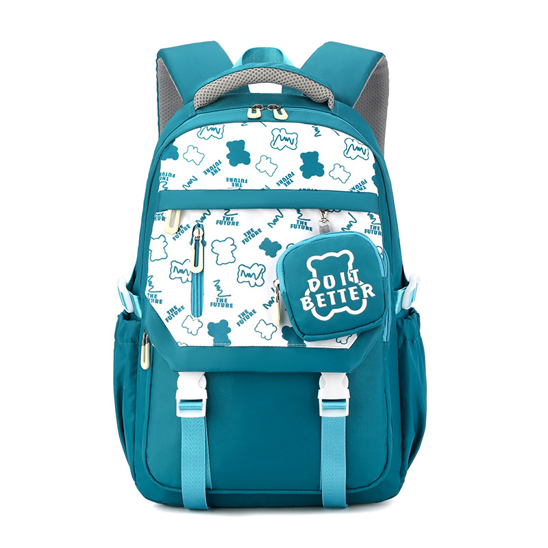 JLD nuevo transfronterizo de alta apariencia ultra-ligero mochila de la escuela secundaria chica estudiante mochila multi-funcional casual junior high schoolbag