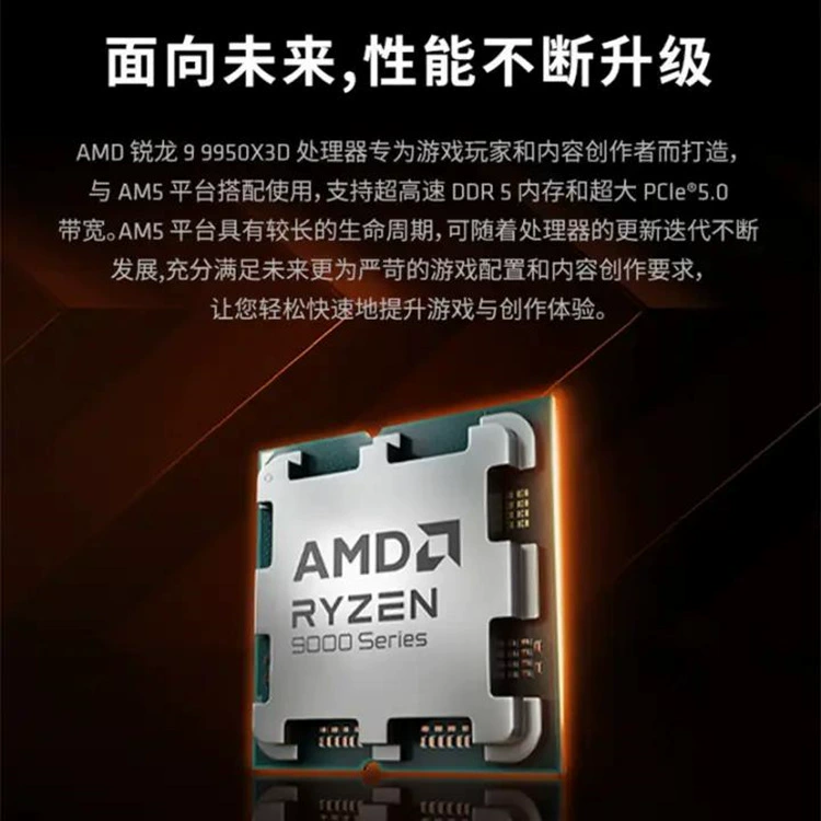 Материнская плата AMD, процессор AMD Ryzen, 9950x, x3, 3D, 32, x870
