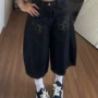 美式男女夏季口袋七分裤