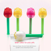 Cute lip gloss, spherical lip balm contains rose, lip mask