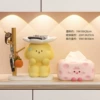 Speechless Rabbit Swing+Light Luxury Shelf+Pink Covened Towel Box