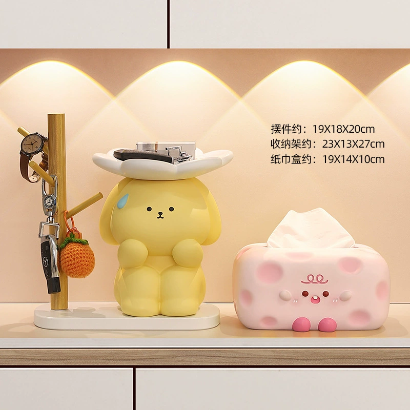 Accessory, cute storage system for keys, rabbit, decorations, Birthday gift