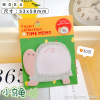 Small cartoon note for elementary school students, elephant, Birthday gift