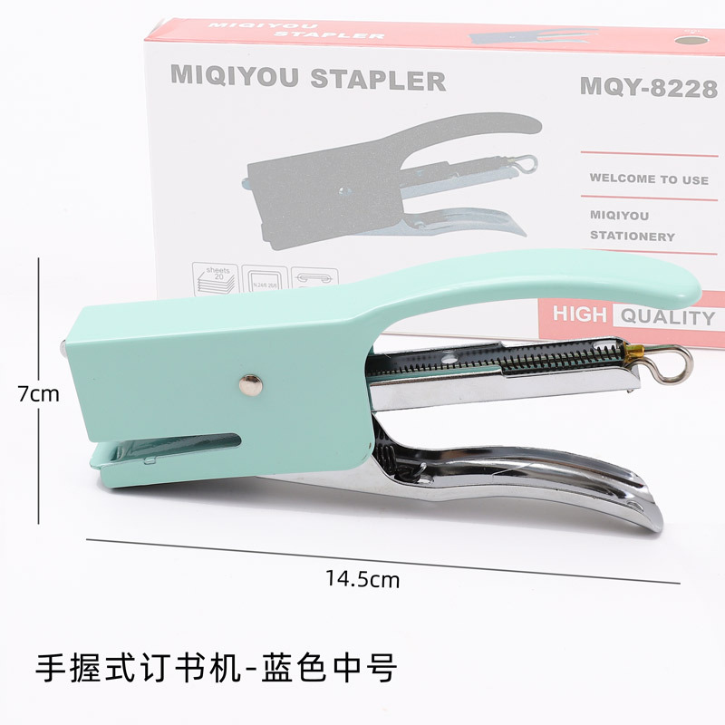 Grapadora de ramo hecha a mano grapadora portátil grapadora de mano herramienta de envoltura de flores hecha a mano accesorios de producción de bricolaje