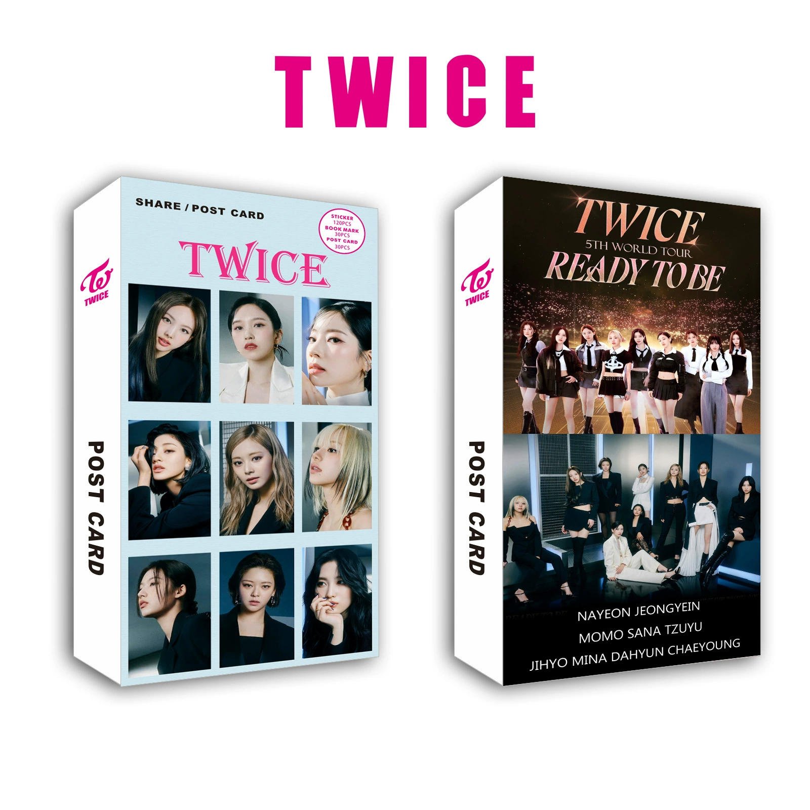 Got7 TWICE TIYZ 30 LOMO Карта 120 наборов нашивок в наличии