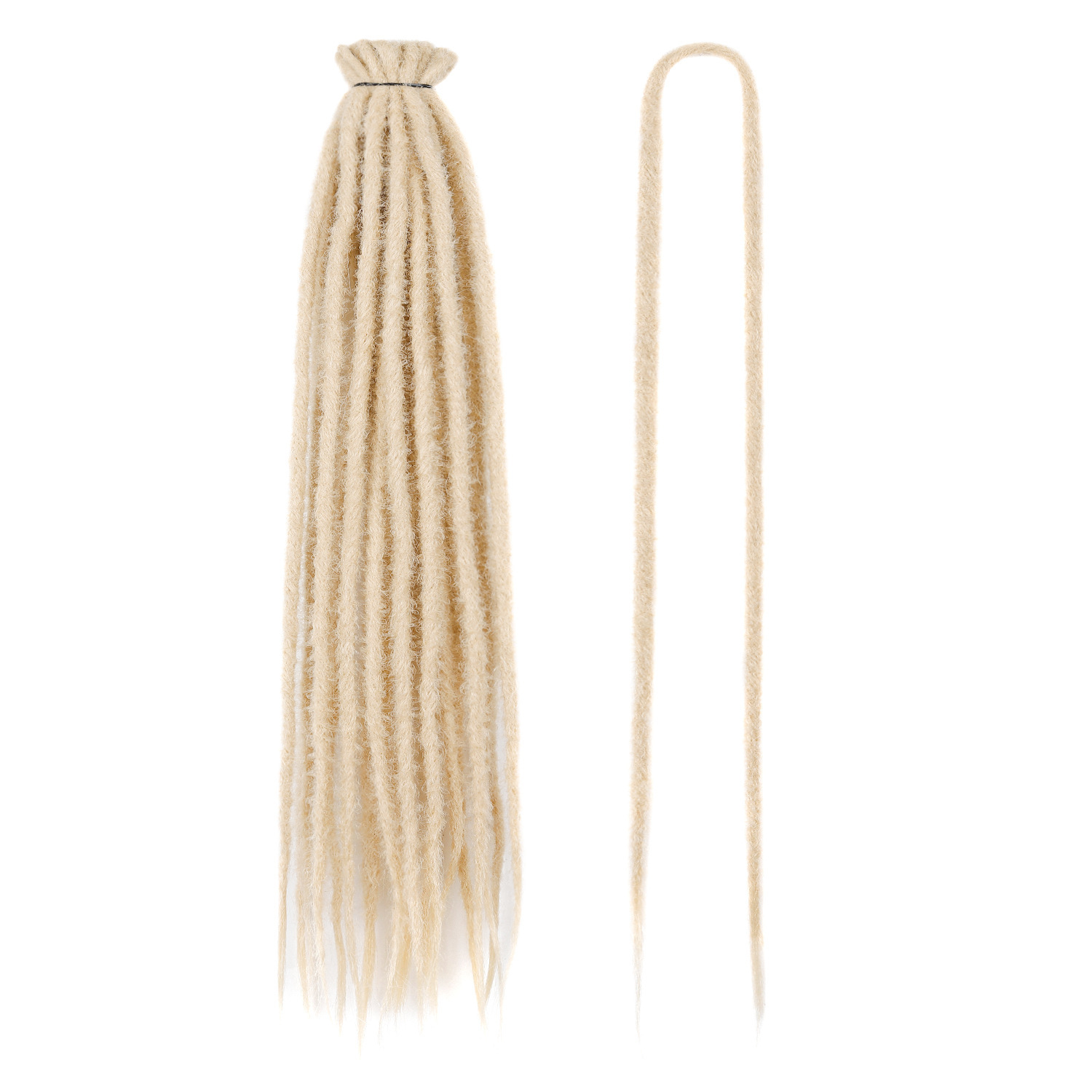Exportación de comercio exterior europea y americana peruca de crochet una sola mano frotando trenzas africanas hip-hop 24 pulgadas trenzas perucas rectas trenzas