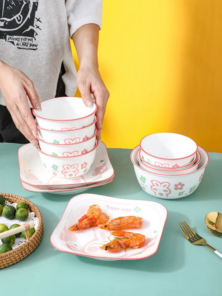 Set for home use, ceramic creative tableware for beloved