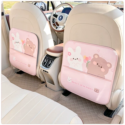 Seat Protection Pad Car Cartoon – Chair back anti-kick pad