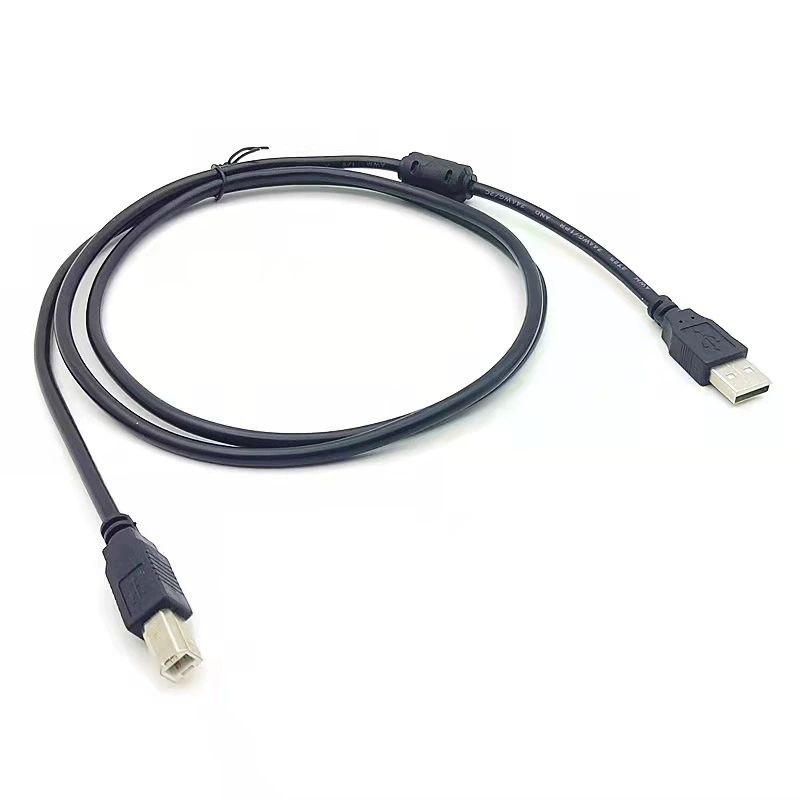 Кабель передачи данных USB 2.0 принтера A‑образный к квадрату B, медные проводники, длины 0.3–10 м