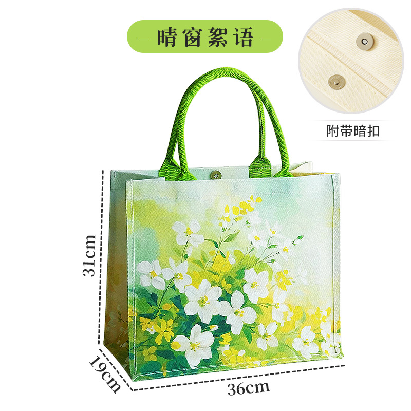 Bolsas de tela personalizadas, bolsas de lona de alta gama con impresión de logotipo, bolsas de lona laminadas promocionales escolares, culturales y creativas, bolsas tridimensionales hechas a medida image 17