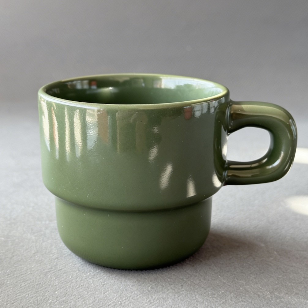 Tazas apilables de cerámica estilo Ins con LOGO de diseño personalizado, tazas de alto valor para eventos de inauguración, tazas de regalo, tazas de café.