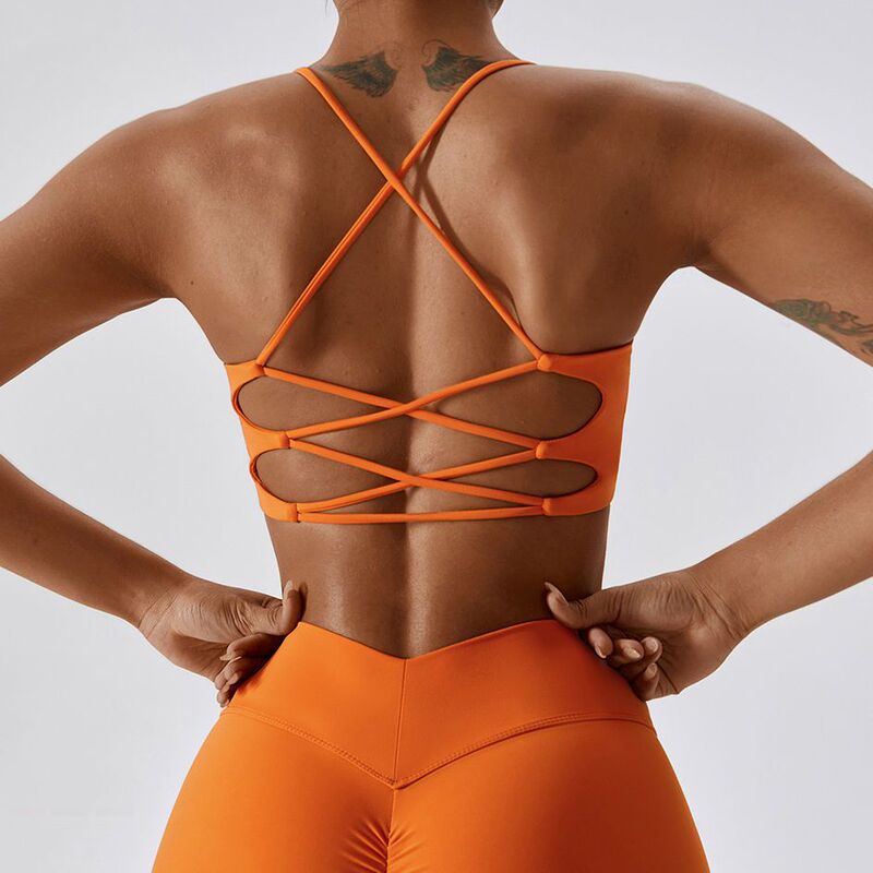 Women's Yoga Vest with Chest Pad for Foreign Trade Cross-border Southeast Asia European and American Style Top