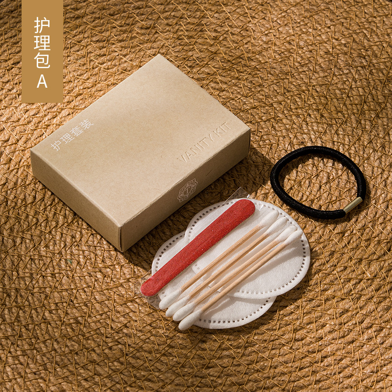 羊皮信高級ホテル民宿使い捨て歯ブラシ星ホテル洗面用品歯具セット二合一