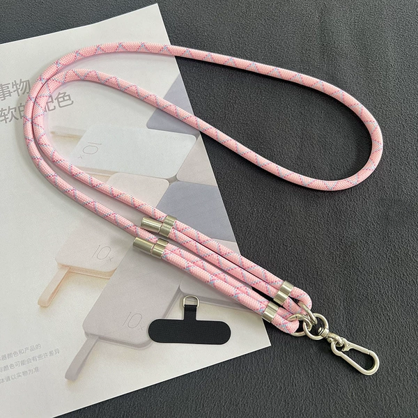 8mm double adjustment pink and blue rope