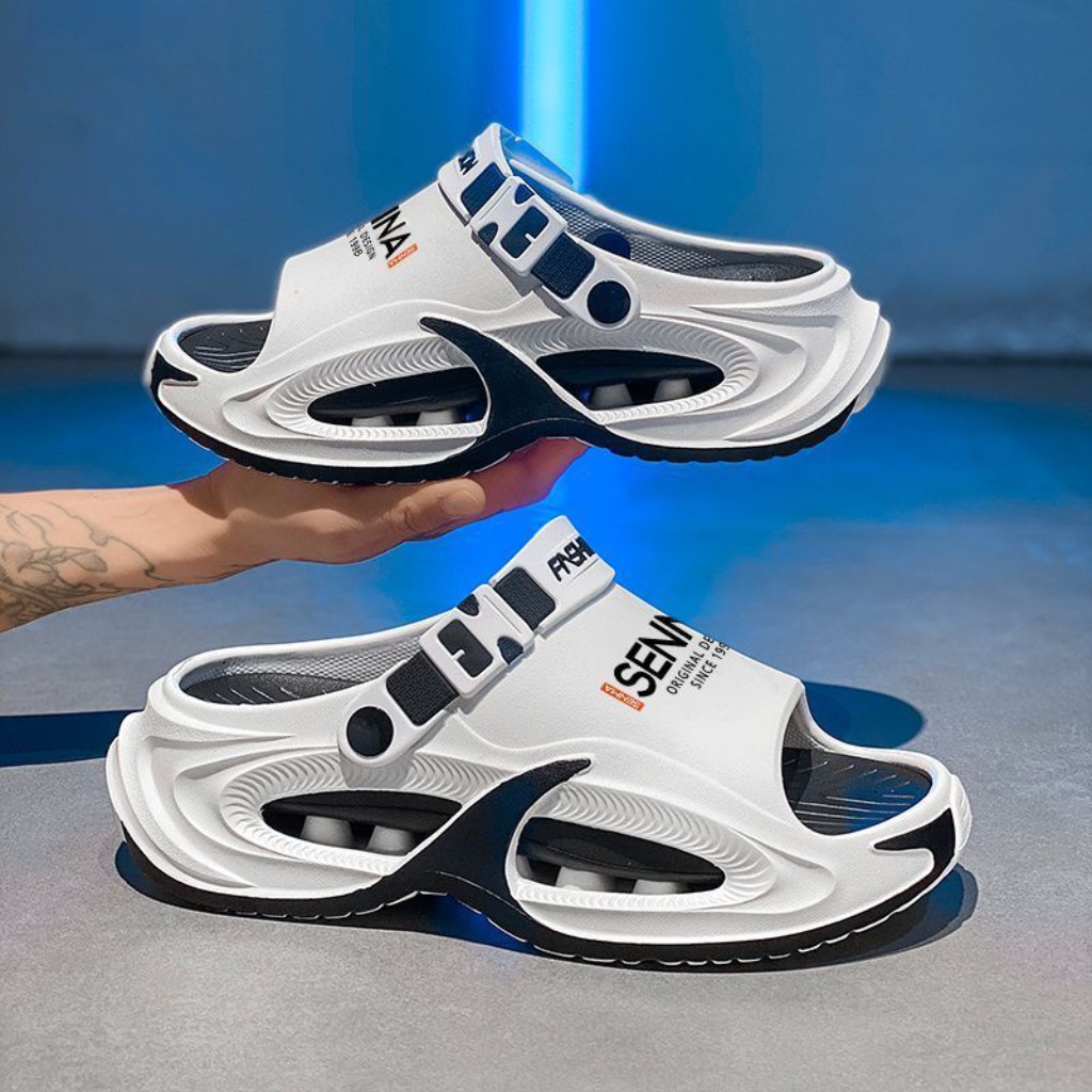 Cross-border men's sandals and slippers, two-in-one, summer men's durable driving shoes, thick-soled, non-slip, waterproof, wear-resistant