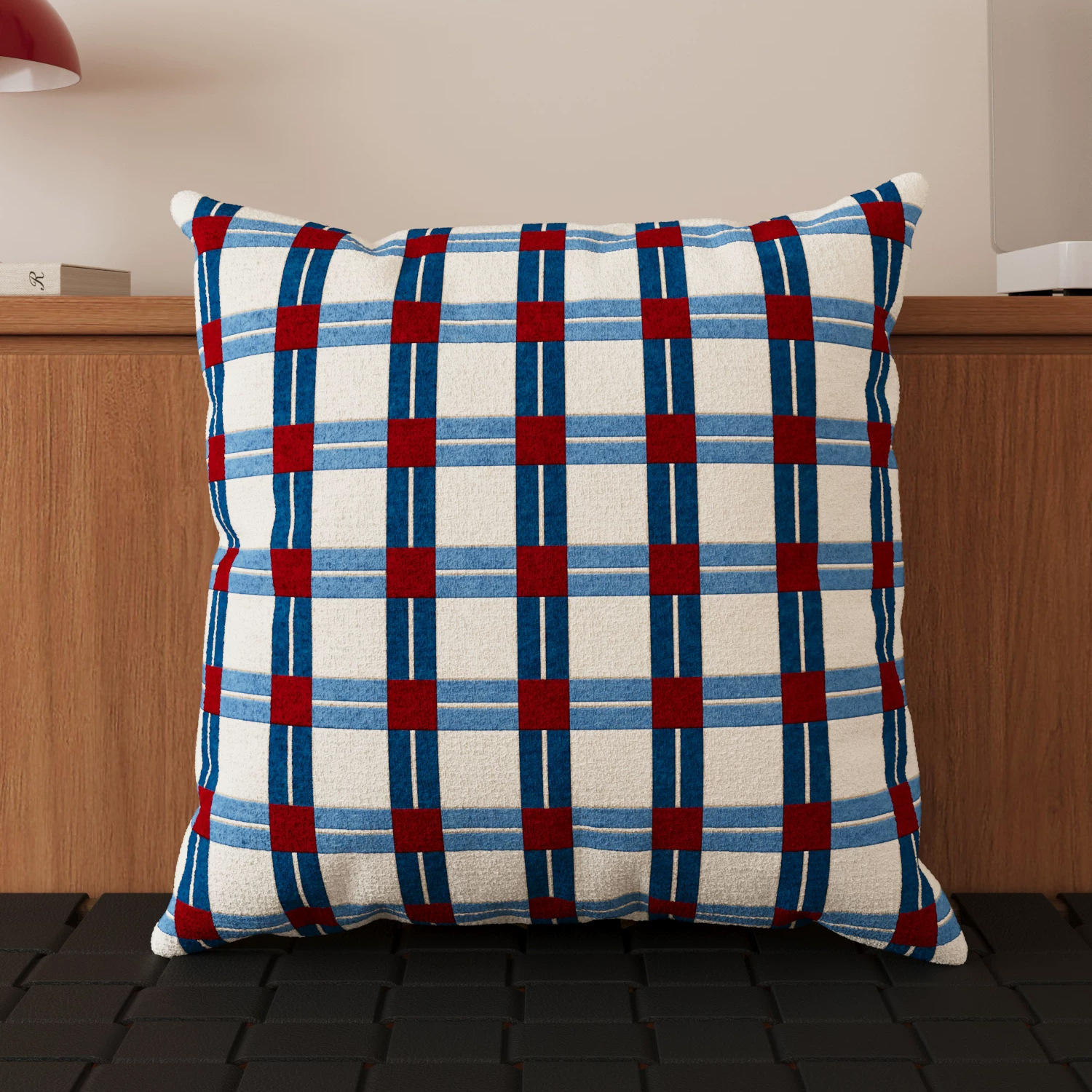 almohada de dopamina sala de estar rayas sofá almohada bolsa de color contrastante casa almohada desmontable almohada de siesta de oficina