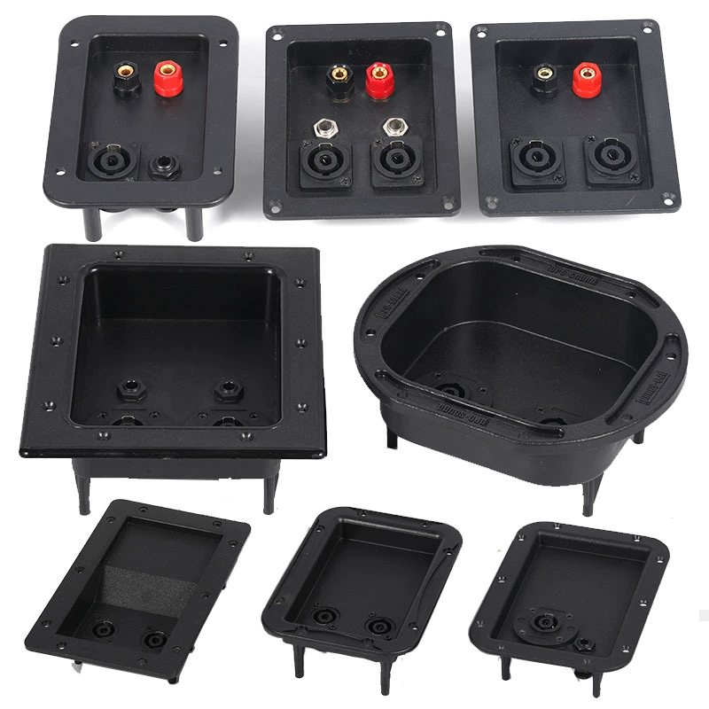 Распределительная коробка сценического динамика Клемма пушки пластиковая многоцелевая плата для аудиомонтажа 6,35 гнездо Разновидность основания проводки